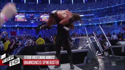 Most extreme WrestleMania moments WWE: TOP 10