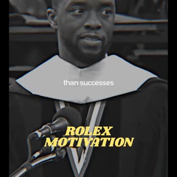Motivational Speech by Chadwick Boseman