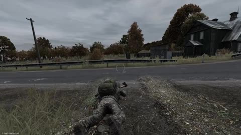 DayZ 2018 - Wolves, deer, and me all running together.
