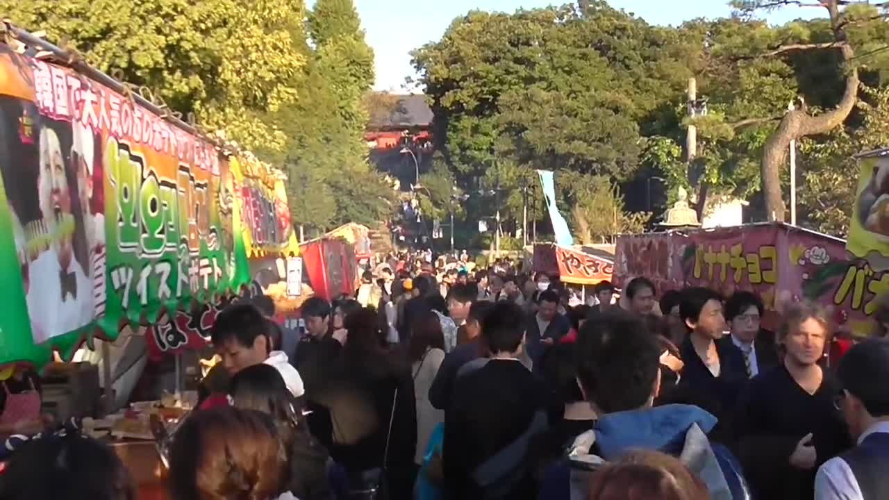 Street food market in Tokyo - Japan