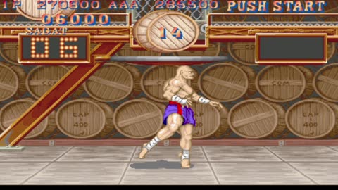 Sagat (Bonus Stage Barrels)