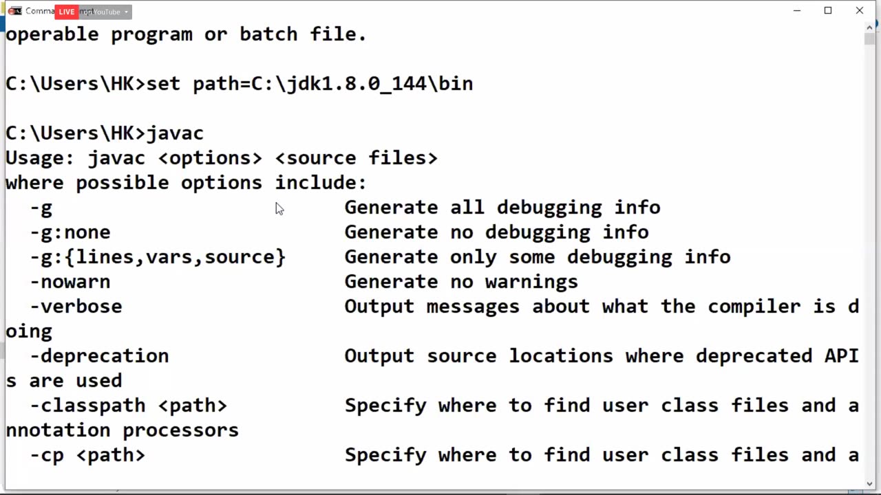 12 Core Java--Setting Path 1