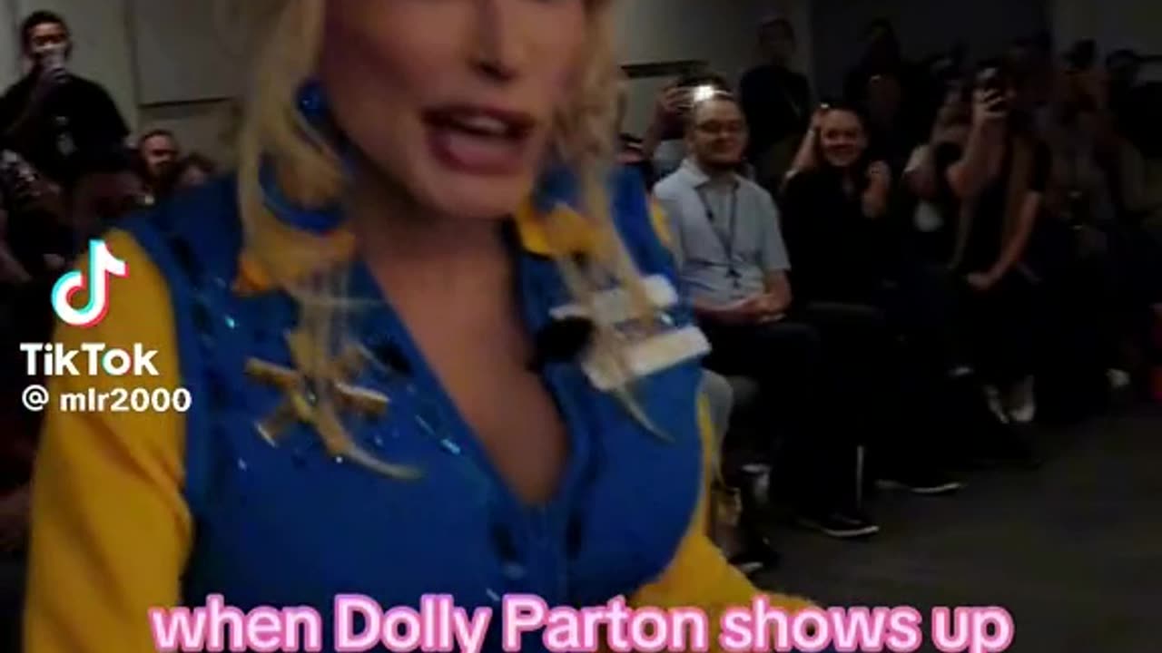 When Dolly Parton shows up to your 9 to 5