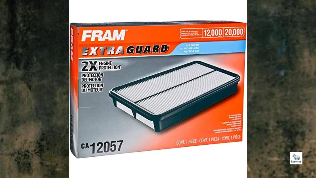 Review - FRAM Extra Guard Rectangular Panel Engine Air Filter Replacement