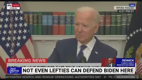 Biden sinks in opinion polls.