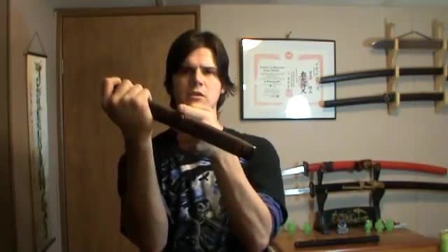 Optimal tang length on a Japanese sword