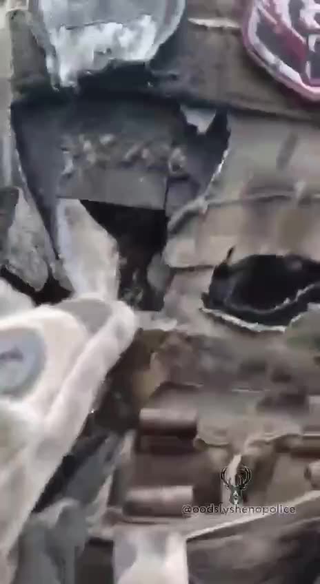 Bulletproof vest saved Ukrainian fighter