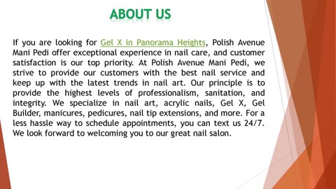 If you are looking for Gel X in Panorama Heights