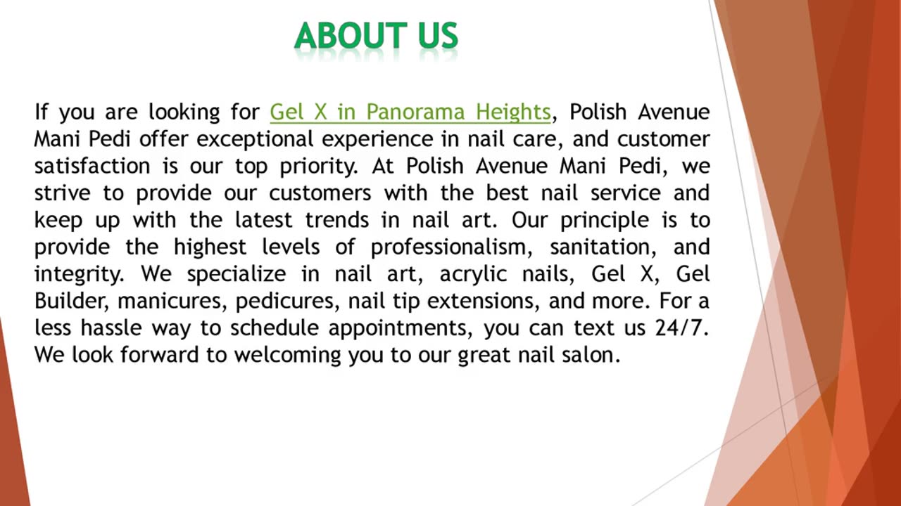 If you are looking for Gel X in Panorama Heights