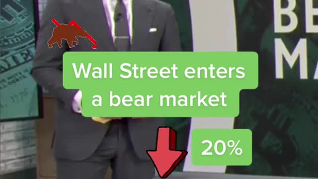 Wall Street enters a bear market