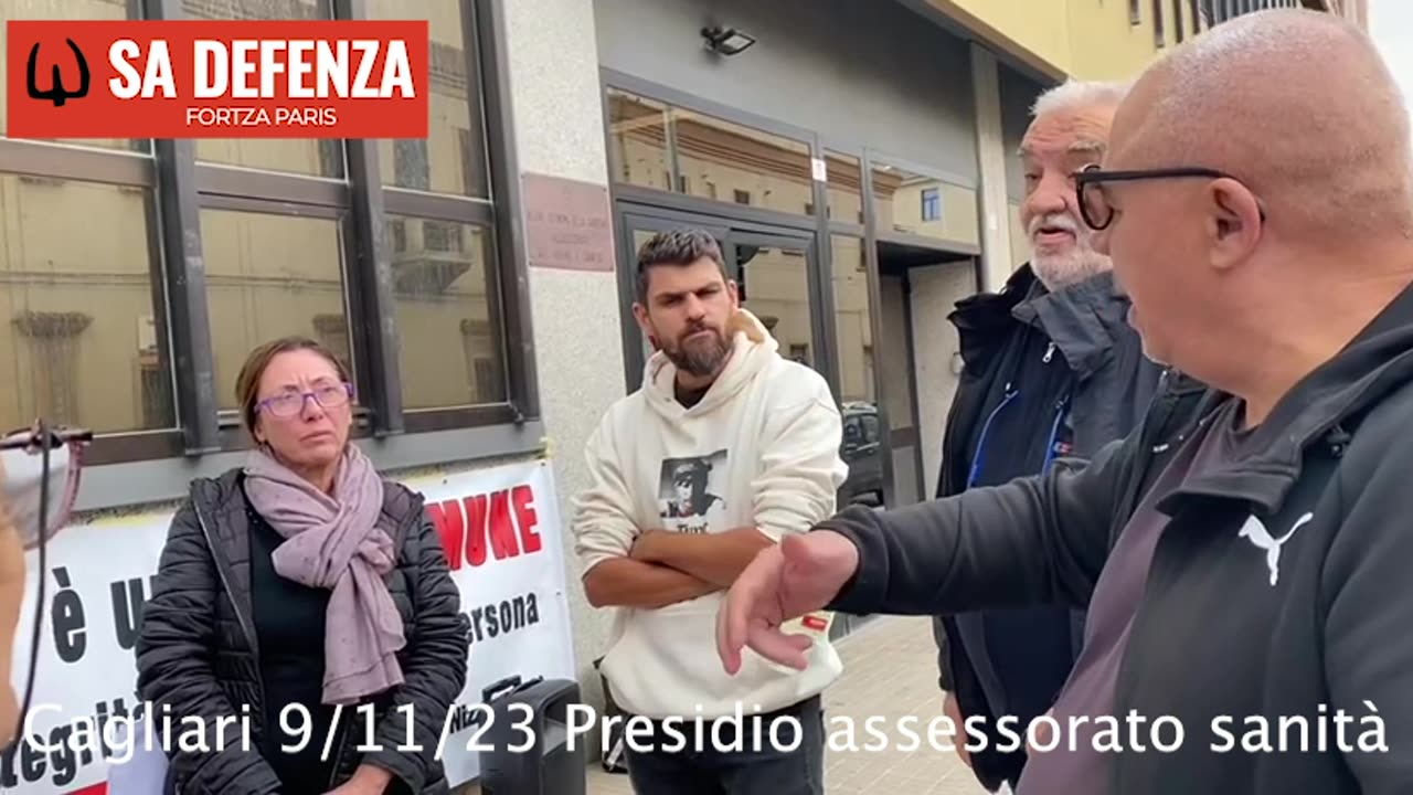 Cagliari presidio-incontro società civile e assessorato sanità