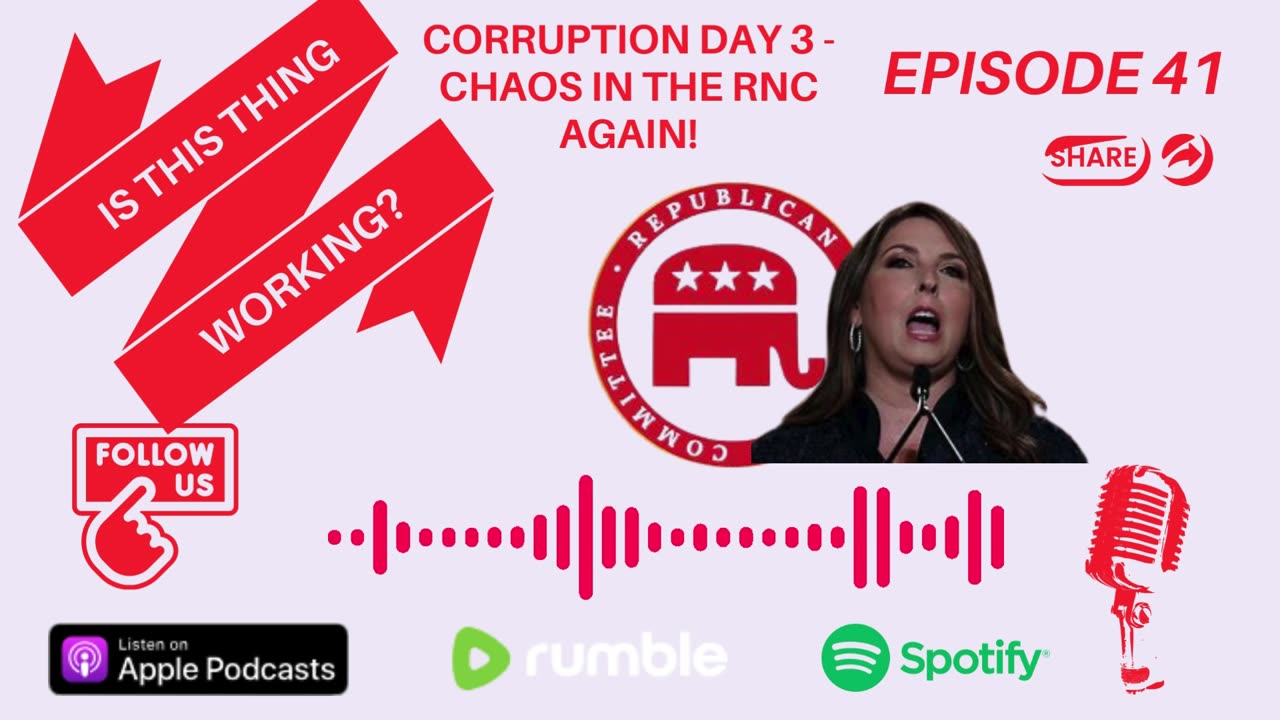 Ep. 41 Corruption Day 3 - Chaos in the RNC AGAIN!