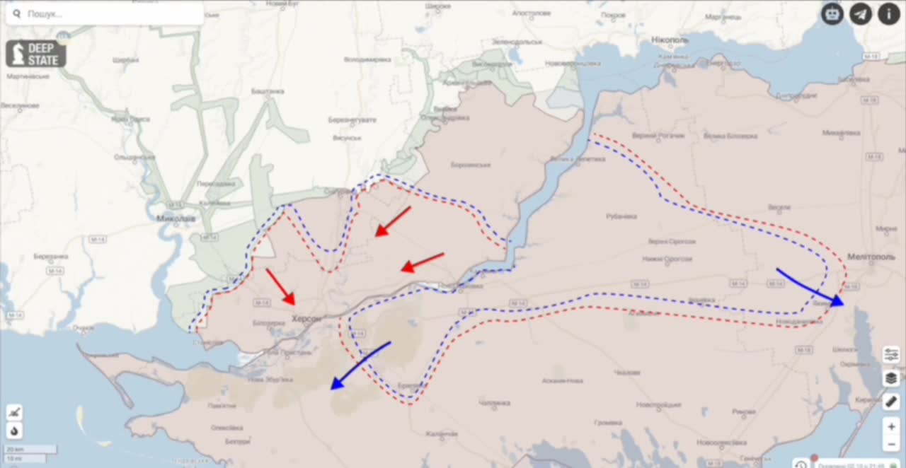 A scheme to win the war in South of Ukraine.