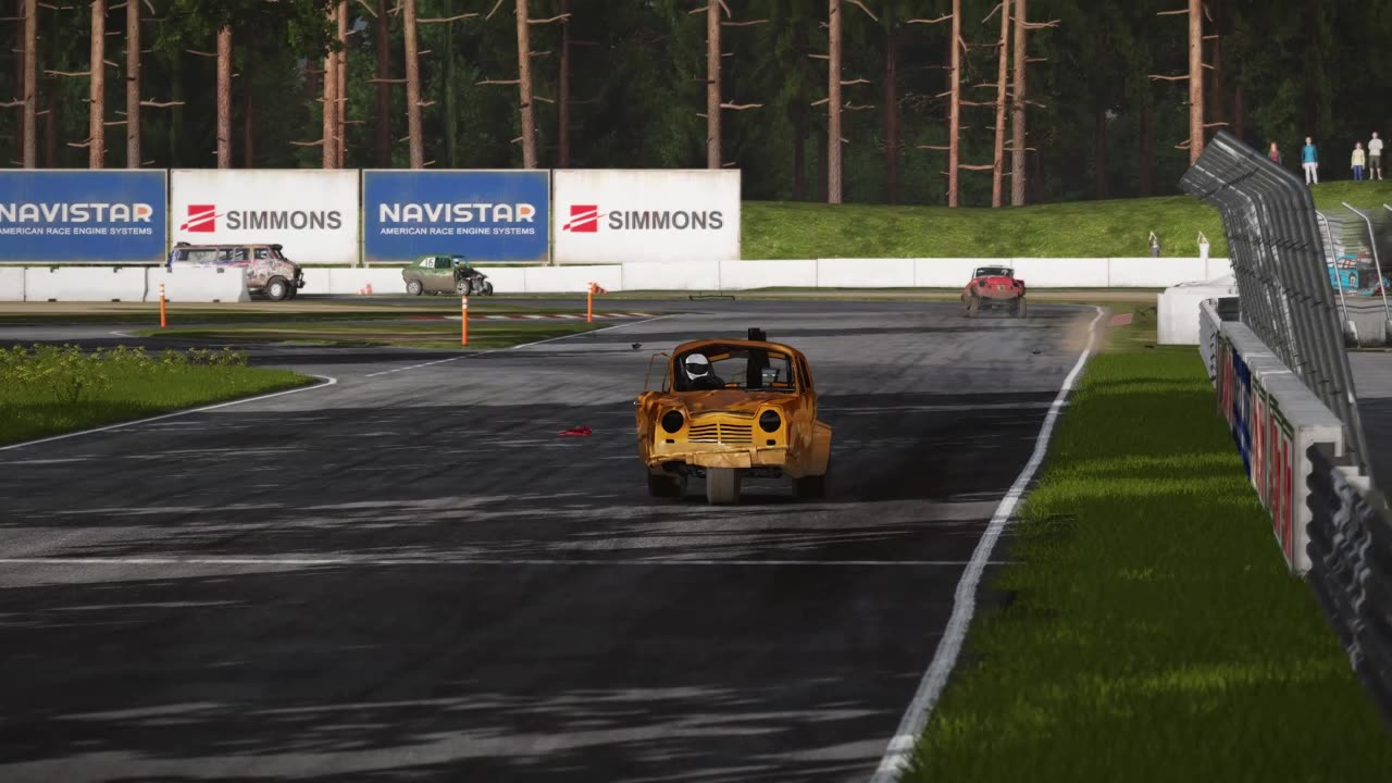 Wreckfest Supervan V8 Espedalen Raceway Main Circuit Expert AI Difficulty