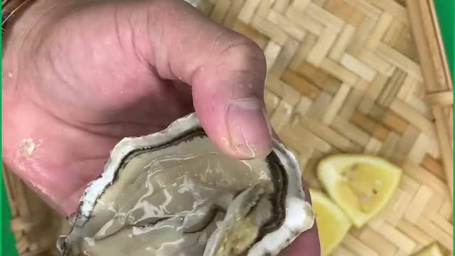 How to open oyster, the fisherman's way