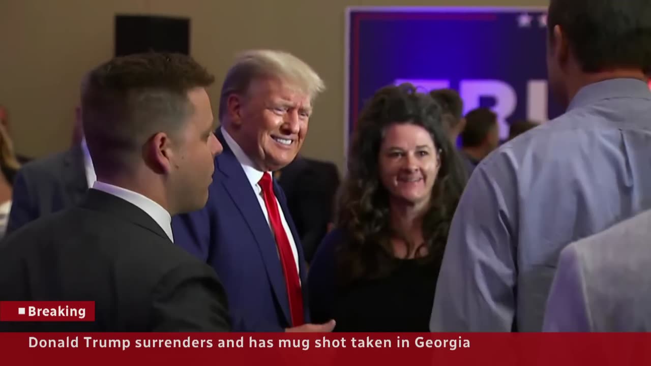 Trump surrenders in Georgia, has mug shot taken