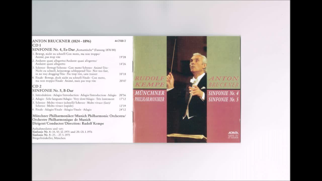 Bruckner - Symphony No.4 “Romantic” Kempe Munchner