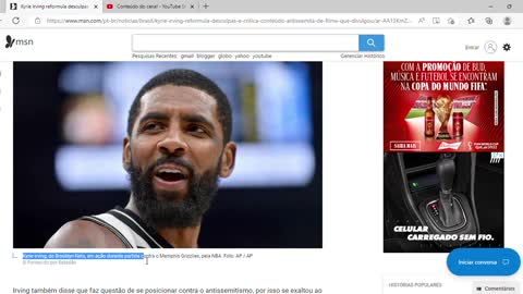 Kyrie Irving reformula desculpas e critica conteúdo antissemita de filme que divulgou