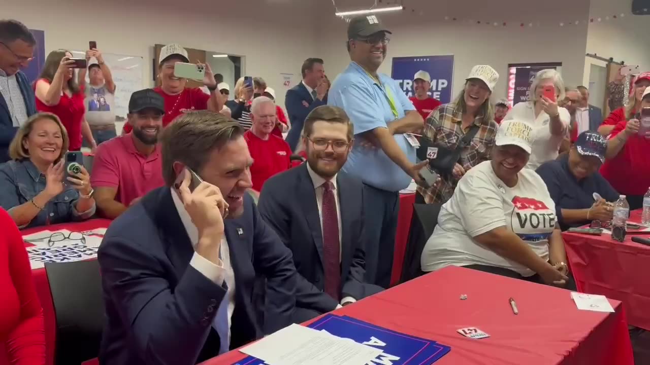 JD Vance himself is calling voters and asking them to vote for Trump/Vance 2024