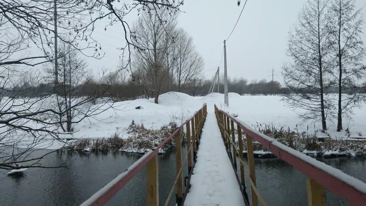 Snowy Bridge