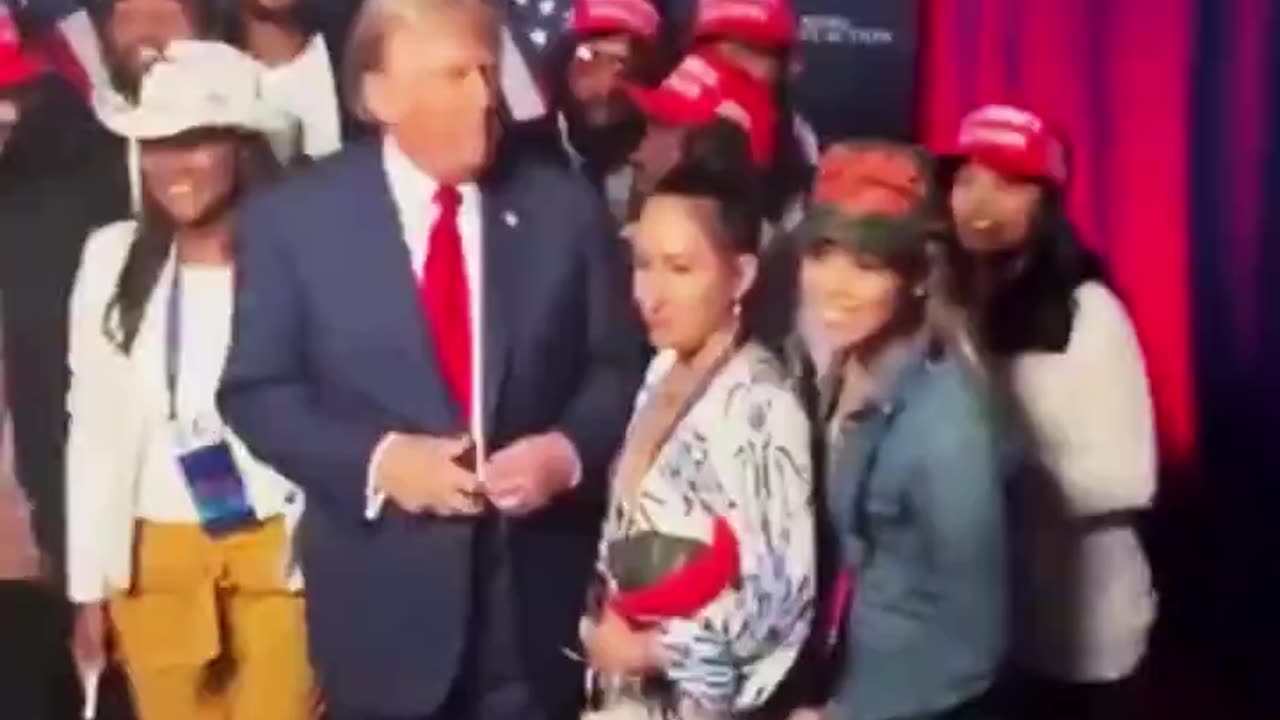 President Trump: Celebrating Diversity with Fans from All Walks of Life