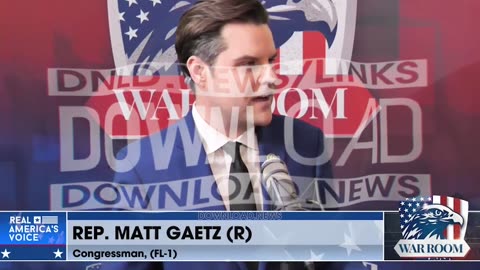 Steve Bannon & Matt Gaetz: The Democrat Party Is The Pro War Party - 3/11/23