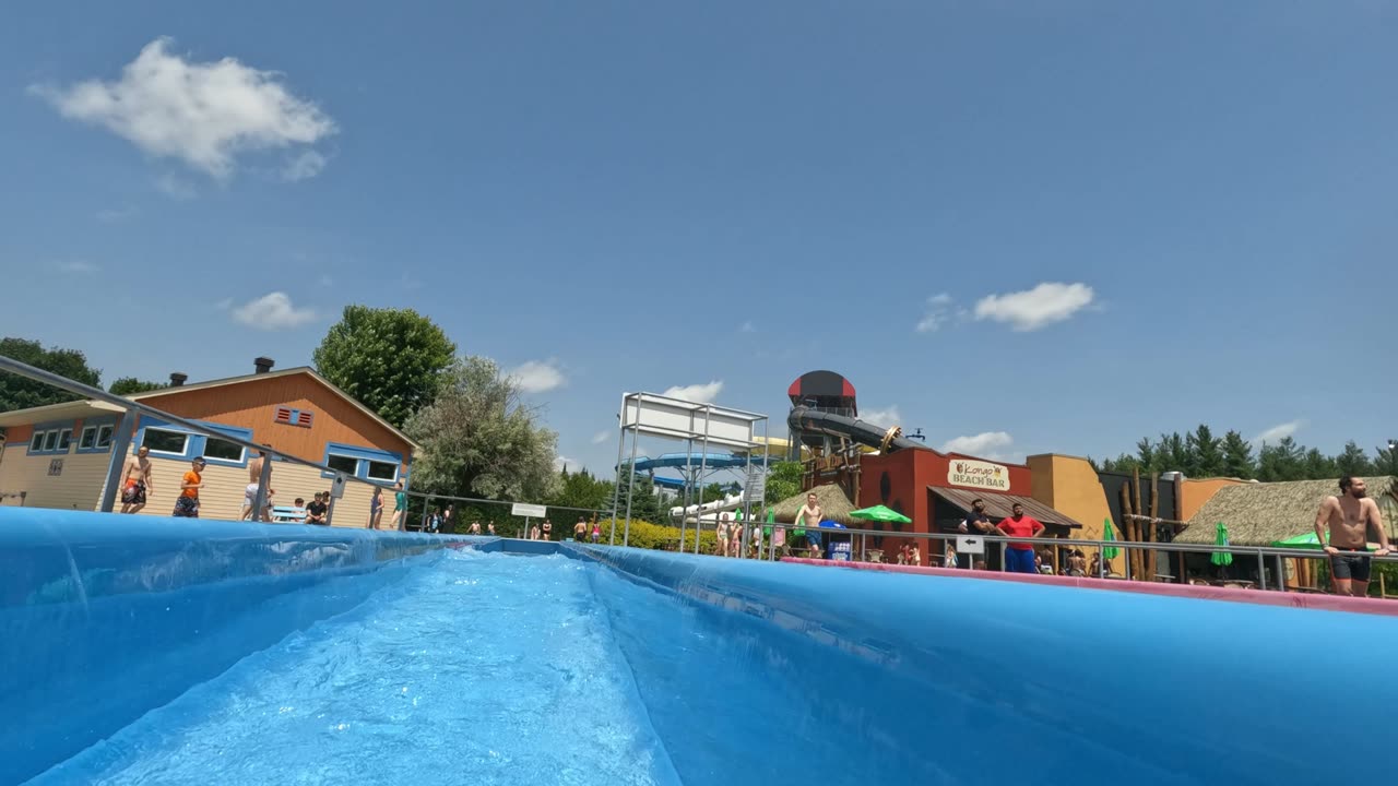 🌊 Drop Zone Calypso #Waterpark Slide 🤽