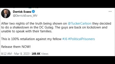 J6 prisoners are back on lockdown - Pray for these patriots