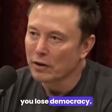 ELON: CENSORSHIP IS AN EXISTENTIAL THREAT TO DEMOCRACY