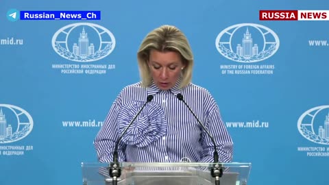 Ukraine seeks justification for its terrorist attack in Kursk region! Zakharova, Russia Russia News