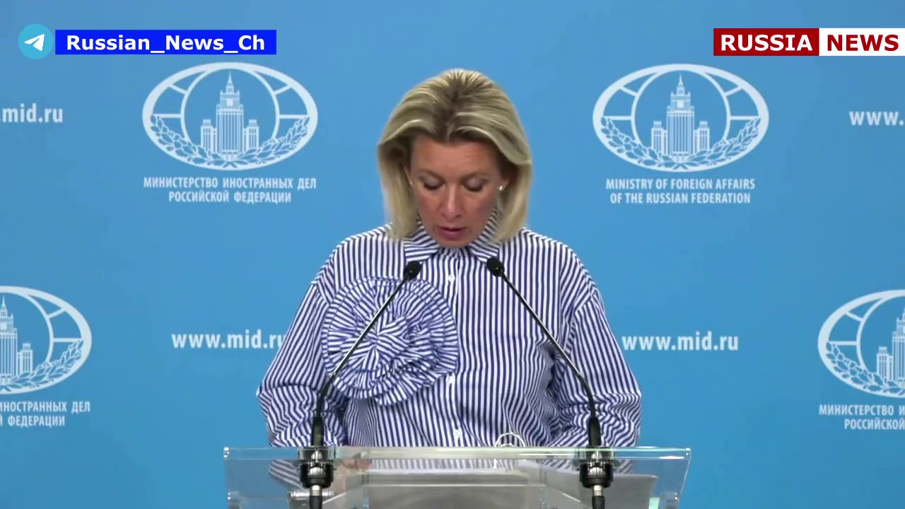 Ukraine seeks justification for its terrorist attack in Kursk region! Zakharova, Russia Russia News