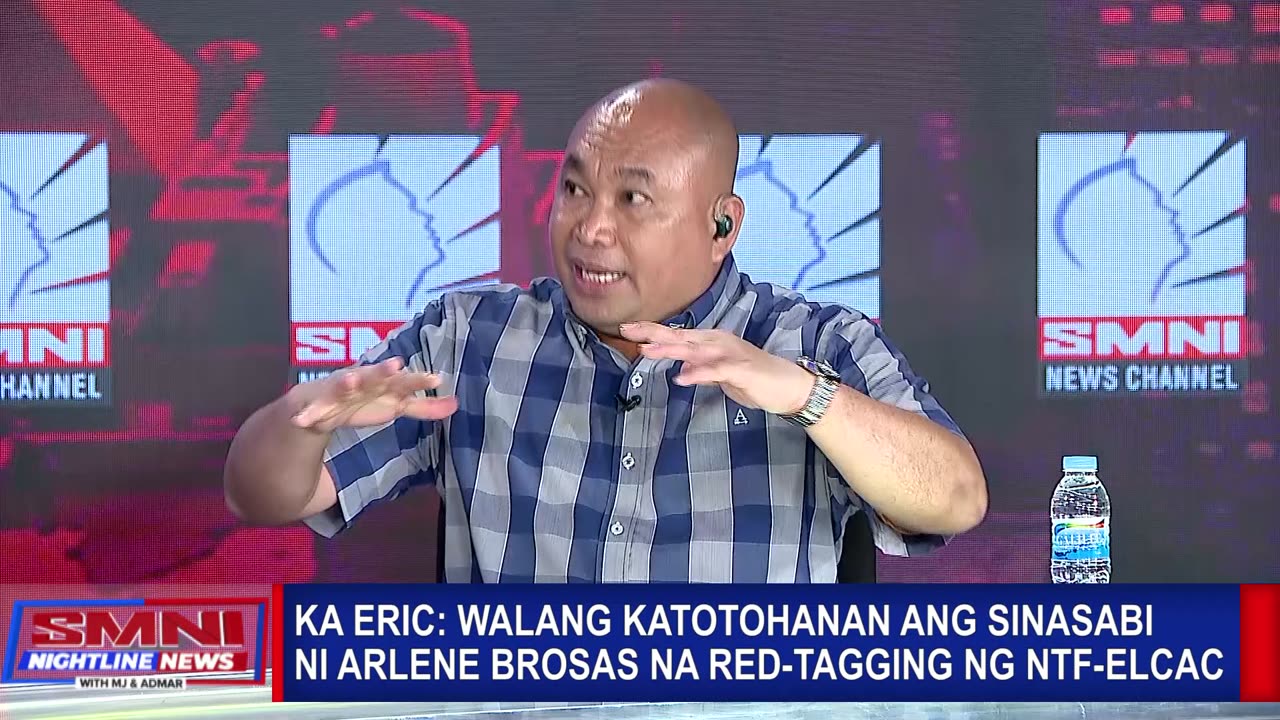 Ka Eric: Walang katotohanan ang sinasabi ni Arlene Brosas na red-tagging ng NTF-ELCAC