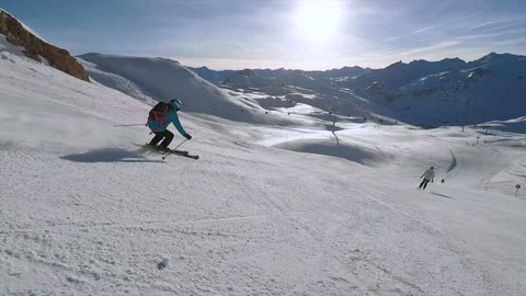 Ice skating: fun and sliding on a cold surface