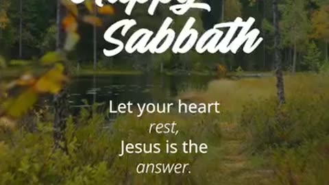 Happy Sabbath