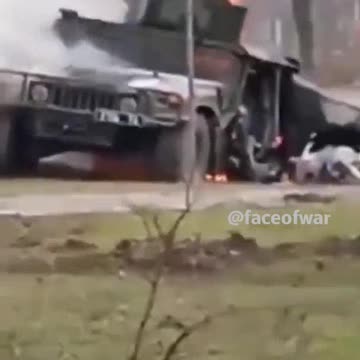 Ukraine War - Ukrainian Humvee
