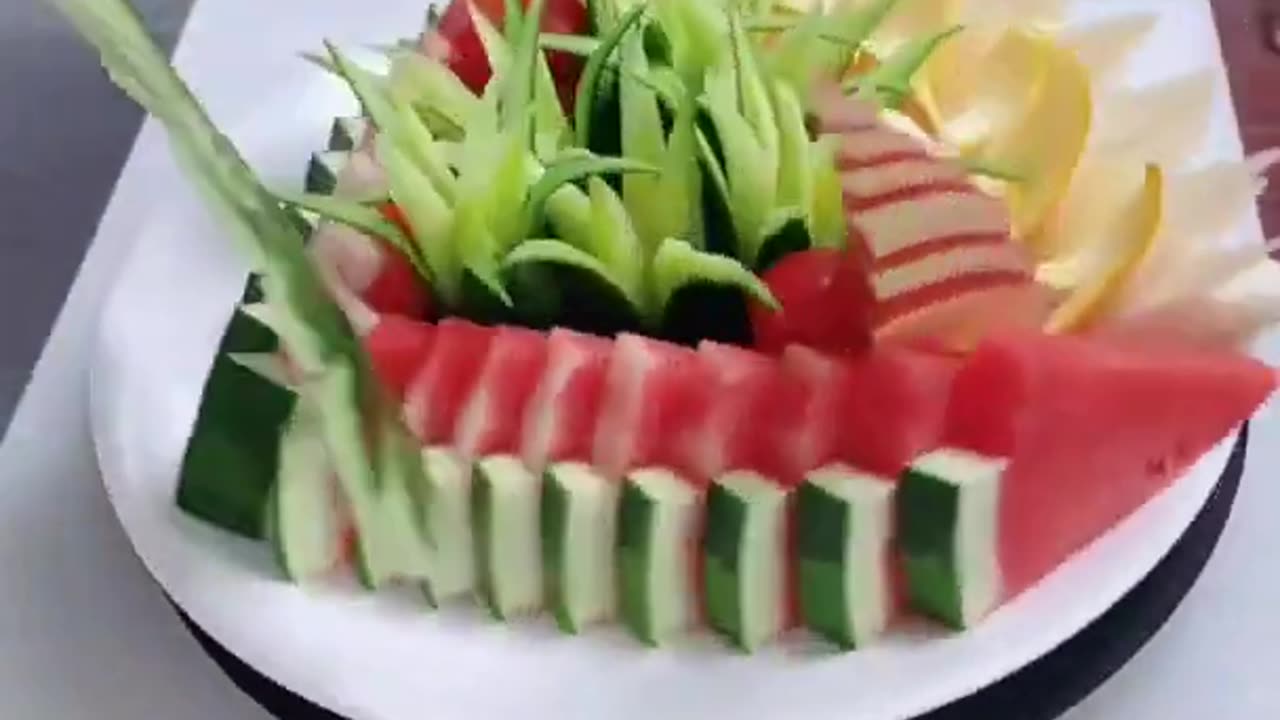 Fruit carvings