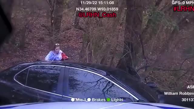 Arkansas State Police performed a PIT maneuver during a pursuit on November 29