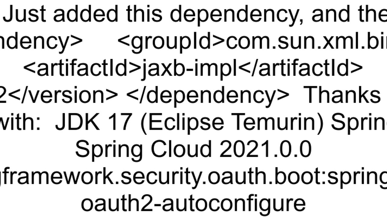 Java 17 Cannot invoke quotjavalangreflectMethodinvokeObject Objectquot because comsunxmlbindv2runti