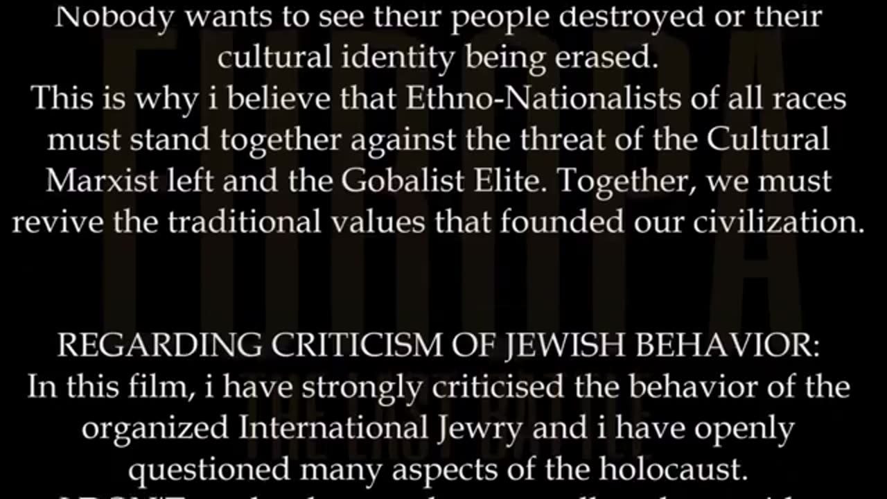 The truth about our society part ten (Europa the last battle)