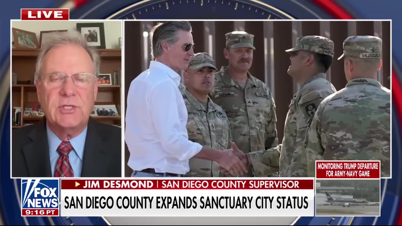 County supervisor criticizes sanctuary status of San Diego: ‘WE NEED TO KEEP OUR COMMUNITIES SAFE’