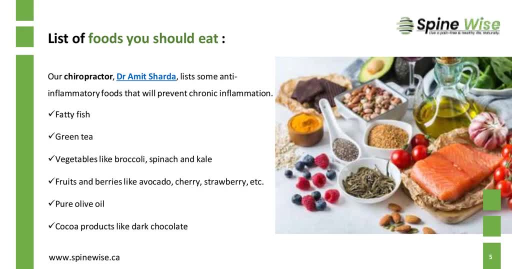 Food You Should Eat To Reduce Inflammation