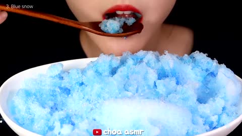 ICE EATING ASMR COMPILATION #1