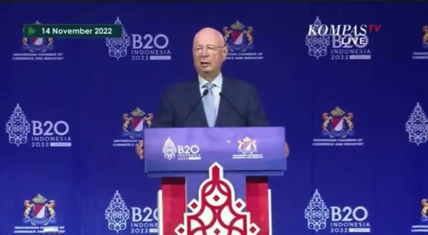 [Klaus Schwab] giving his instructions to our "elected leaders" at [G20]