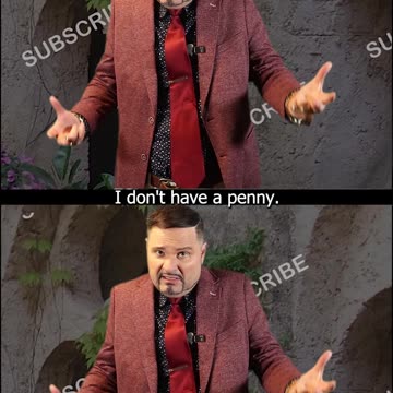 Italian hand gestures! This one means "I don't have a penny"