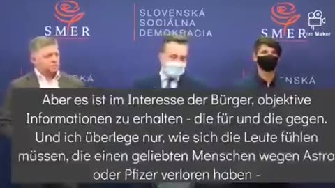 Slowakischer Präsident Fico zur Impfung