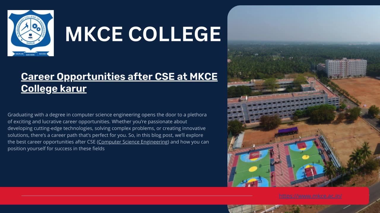 Career Opportunities after CSE at MKCE College karur