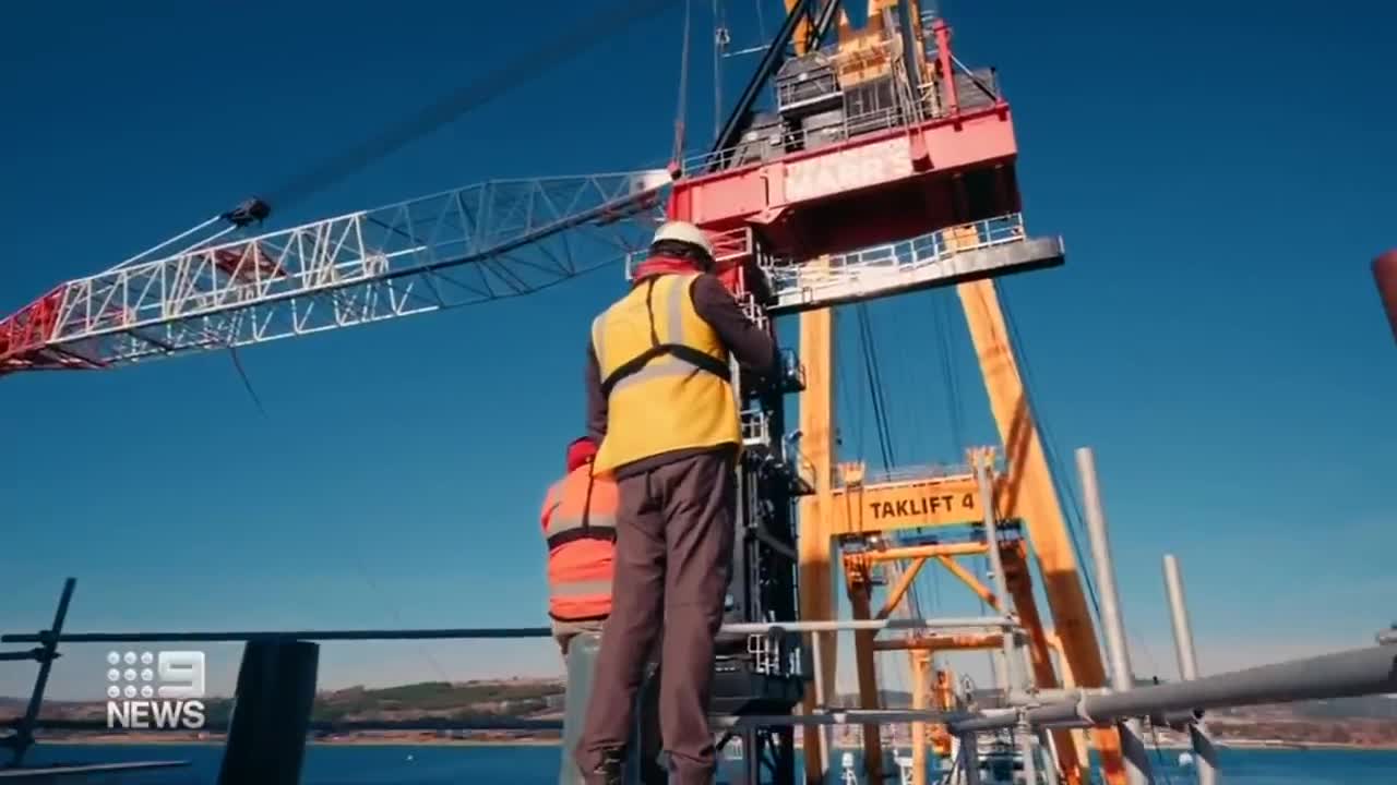 Turkey opens record-breaking bridge between Europe and Asia | 9 News Australia