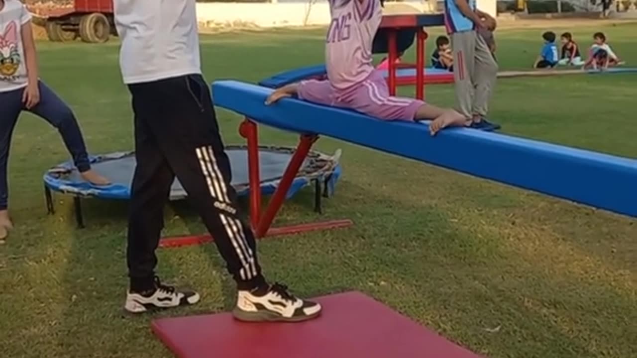 Gymnastics coach