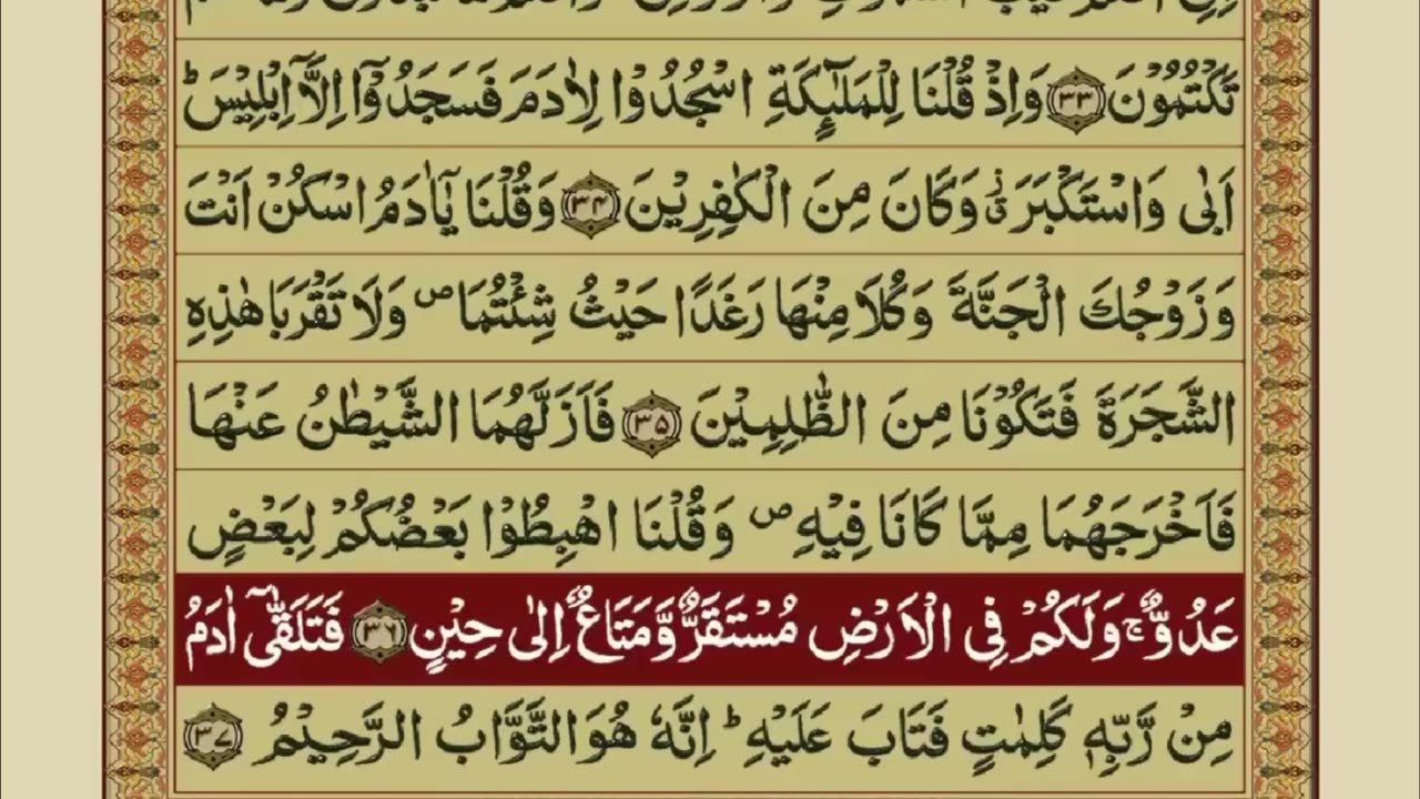 Quran 1 para with urdu translation «part 20»