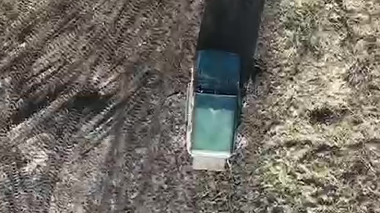 (Insane) Ukrainian Drone Drops Grenade Strait Through Truck Windshield